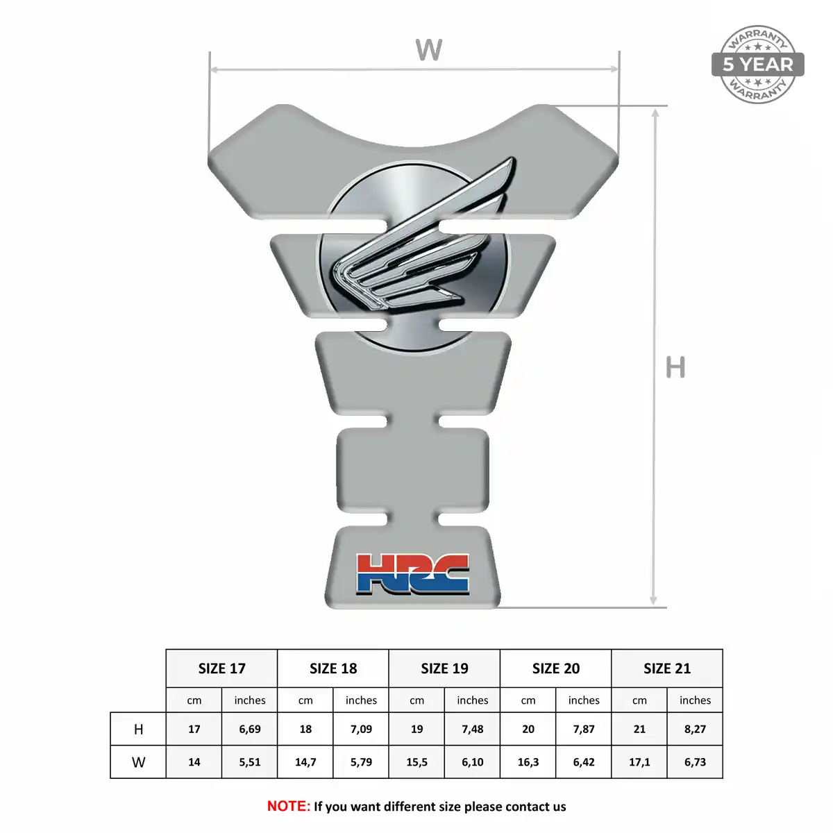 Honda Tank Fuse Guard Superior Craft
