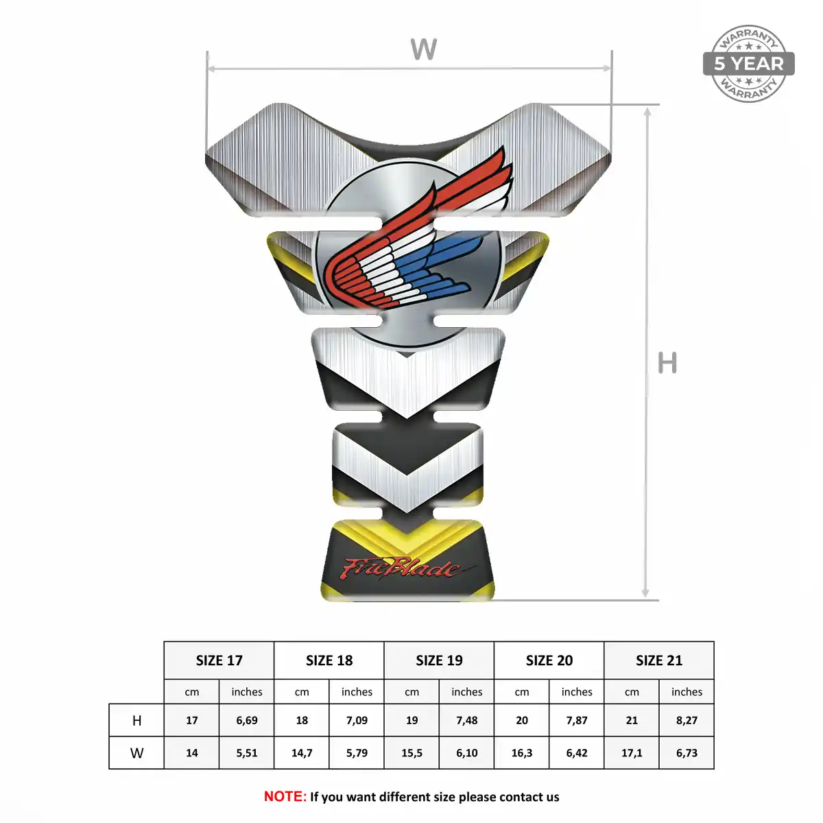 Honda Tank Fuse Motorbike Elite Edition