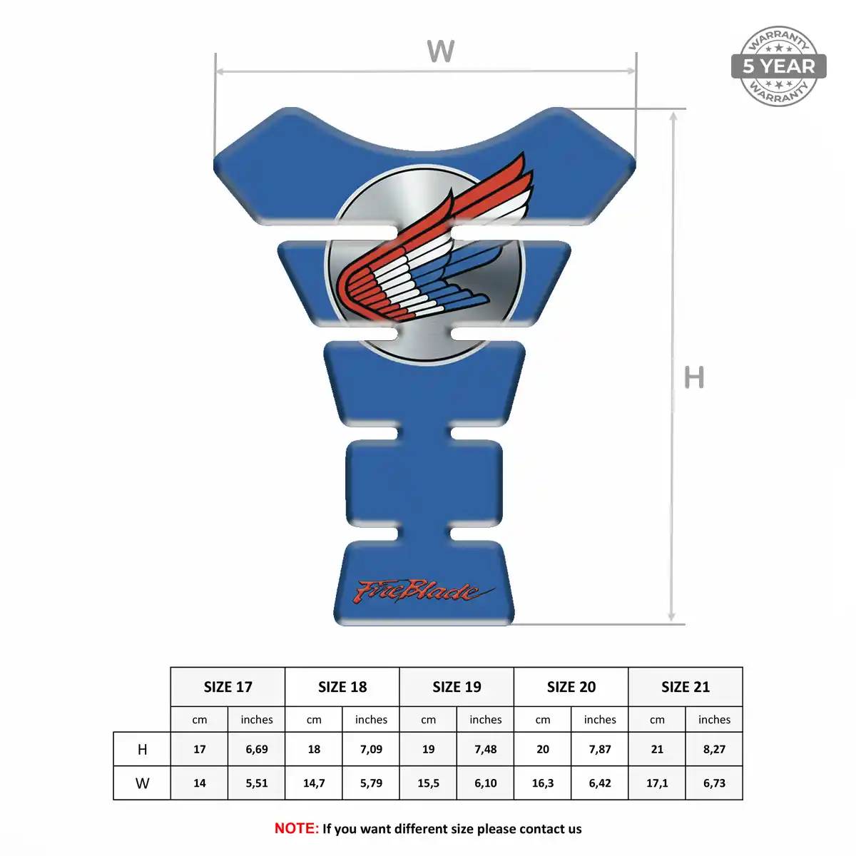 Honda Tank Fuse Motorcycle Opulent Line