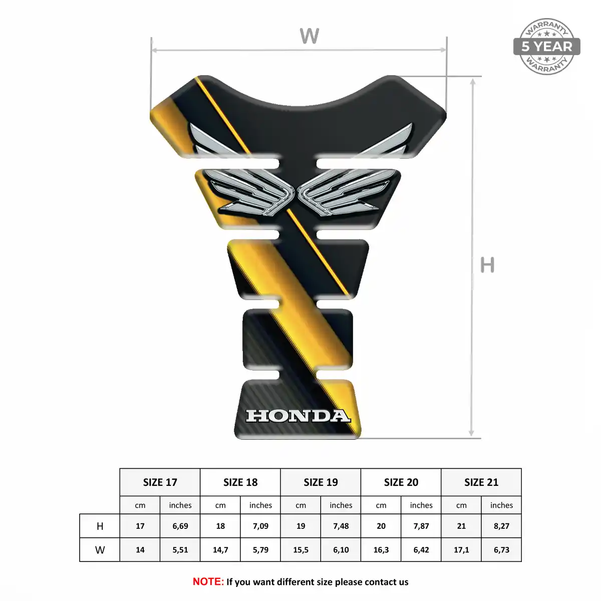 Honda Tank Fuse Protector Elite Edition