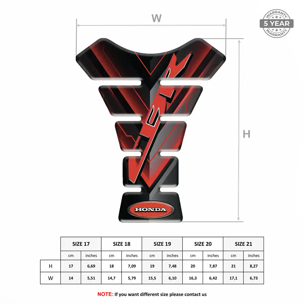 Honda Tank Fuse Protector Exclusive Series