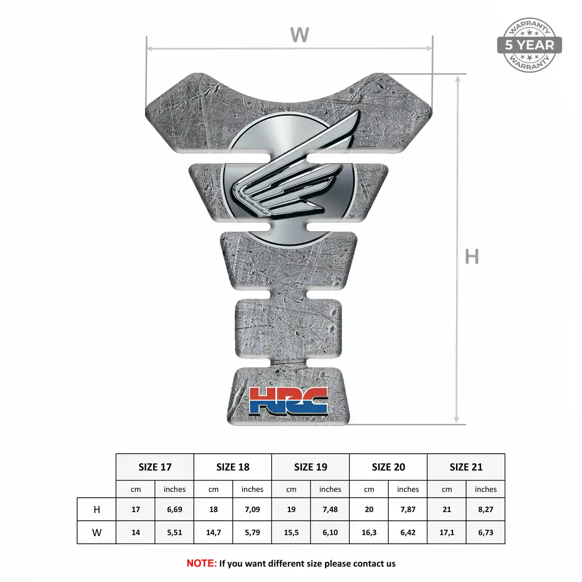 Honda Tank Fuse Protector Noble Edition