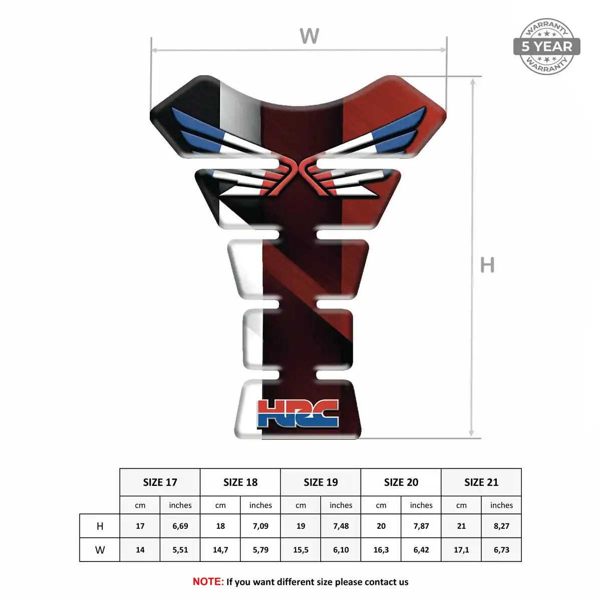 Honda Tank Fuse Protector Resin Elite