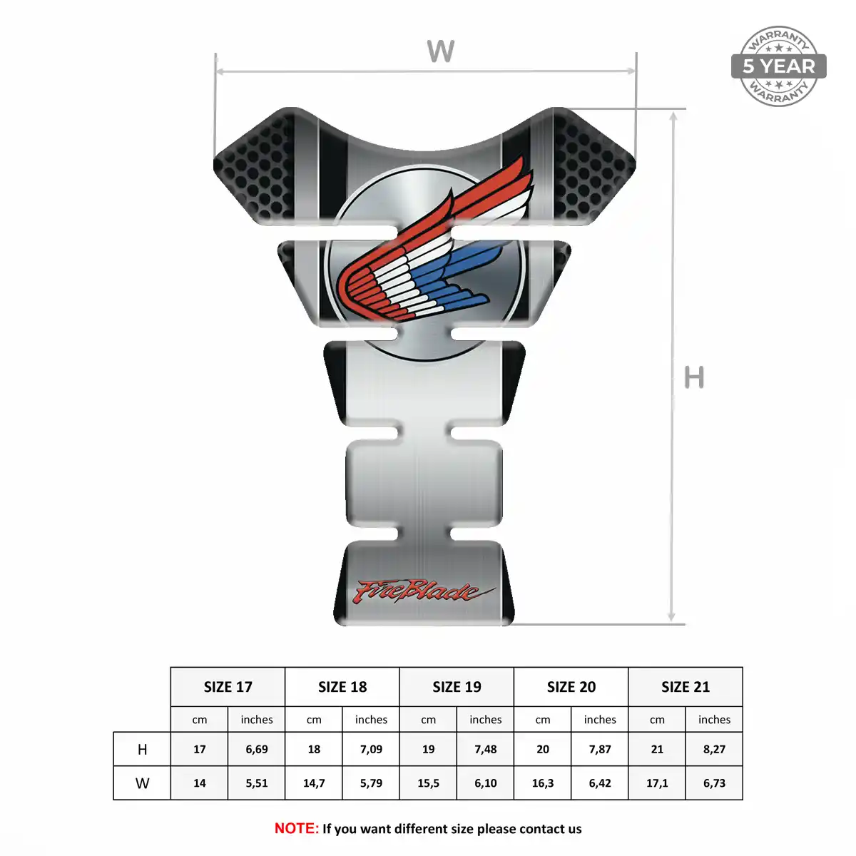 Honda Tank Fuse Protector Signature Grade