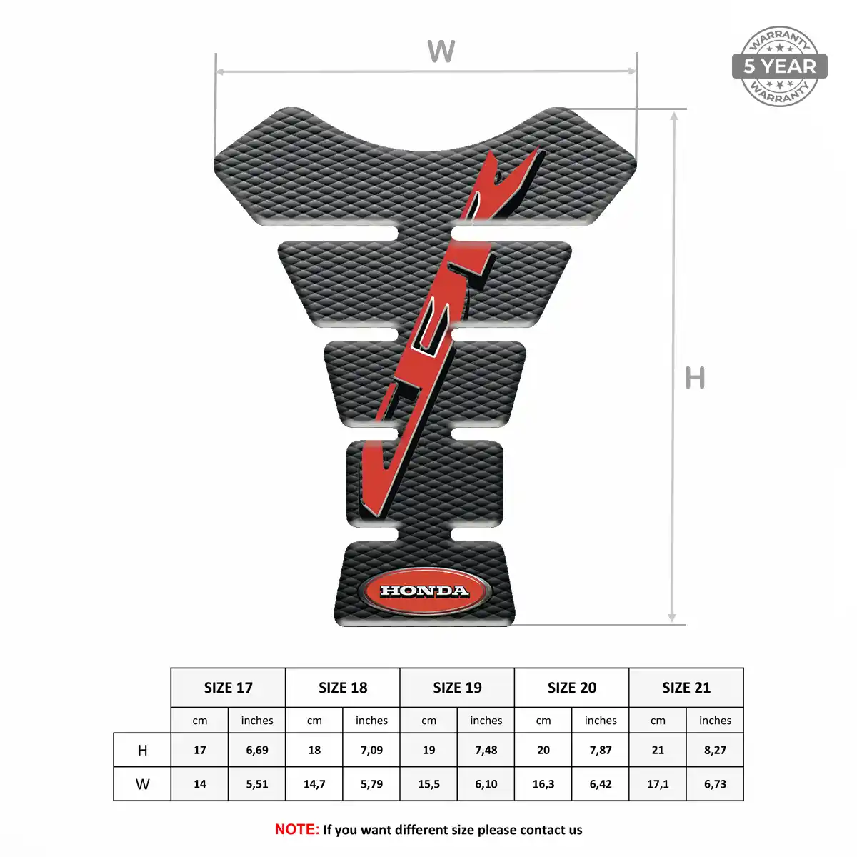 Honda Tank Grip Pad Exclusive Series