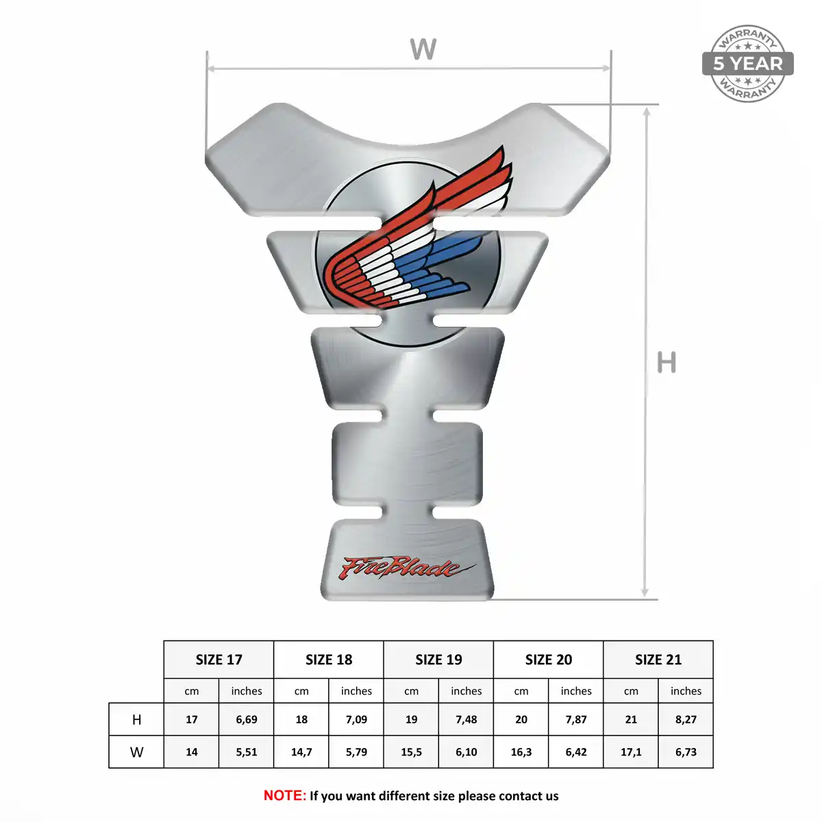 Honda Tank Guard Fuse Motorbike Exclusive Series