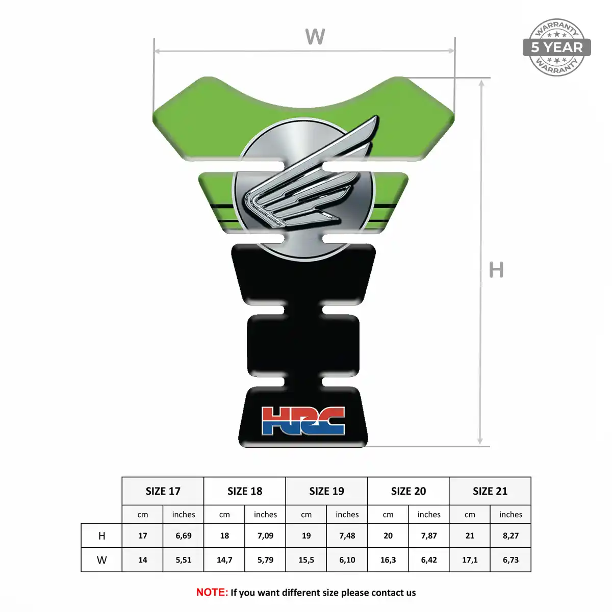 Honda Tank Guard Fuse Motorcycle Exclusive Series
