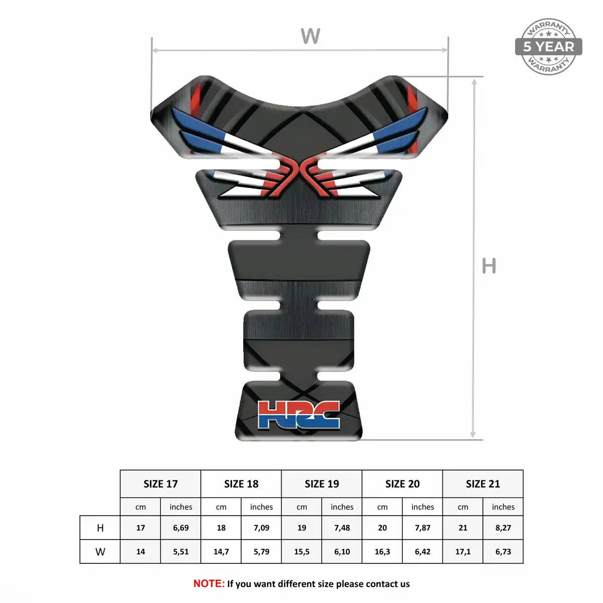 Honda Tank Guard Fuse Motorcycle Prime Quality