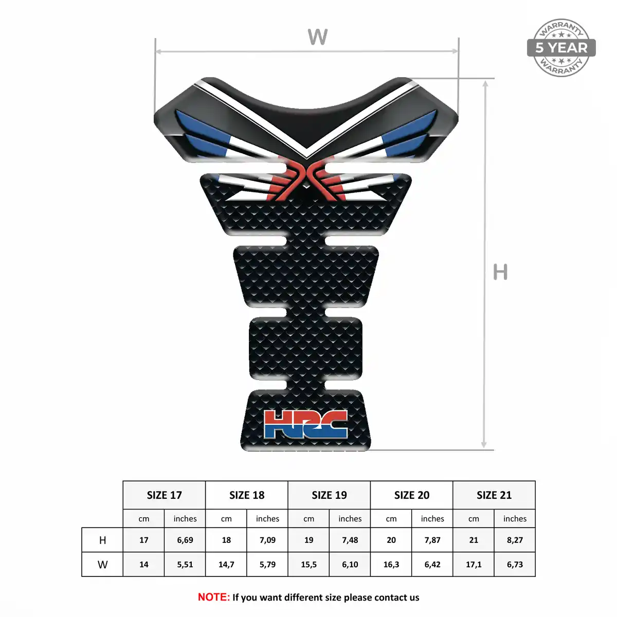 Honda Tank Guard Motorbike Refined Design