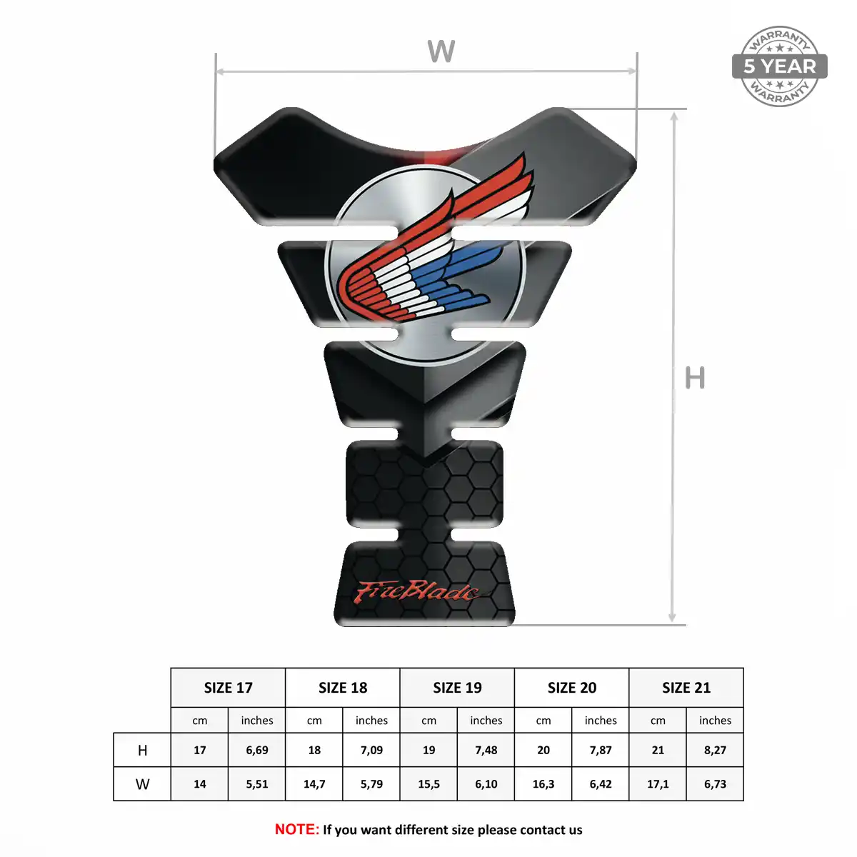 Honda Tank Guard Motorcycle Superior Craft