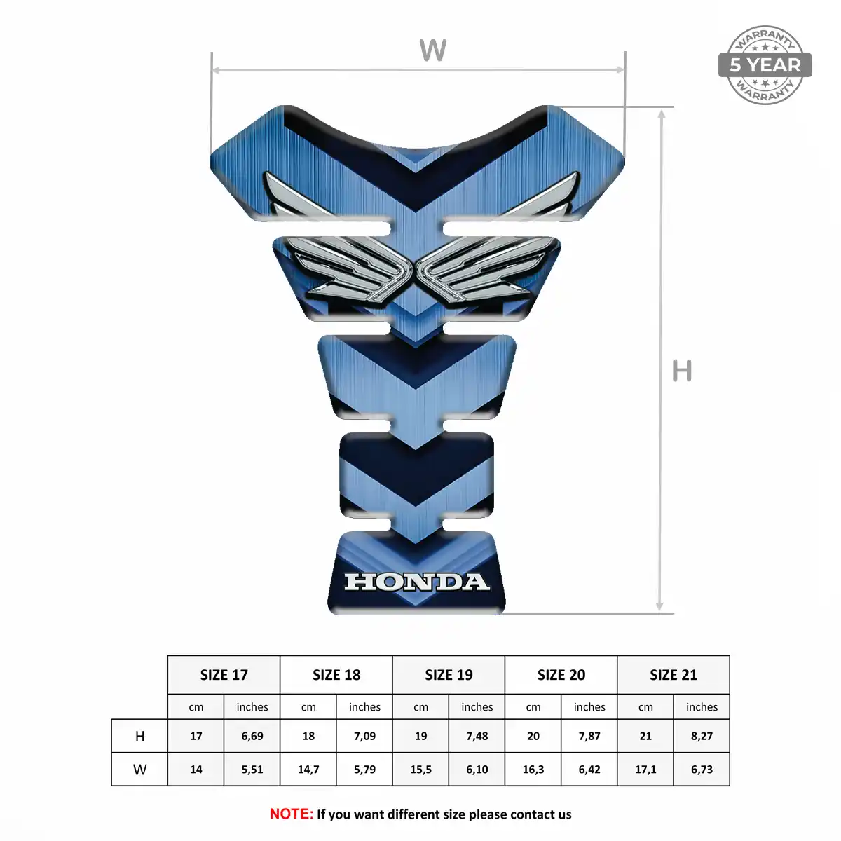 Honda Tank Guard Pad Motorcycle Noble Edition