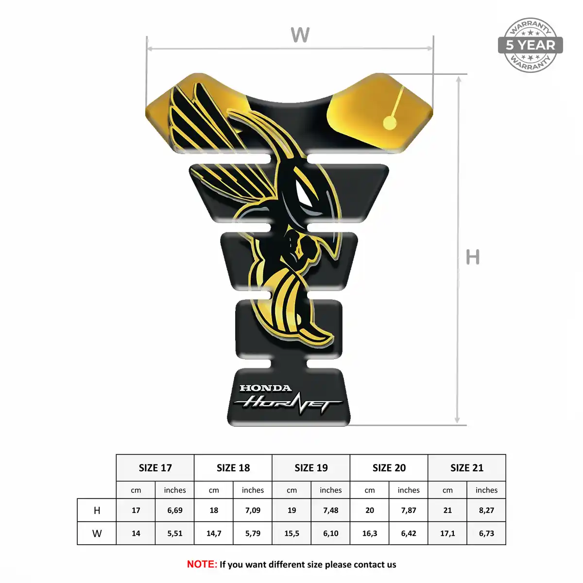 Honda Tank Guard Pads Deluxe Edition