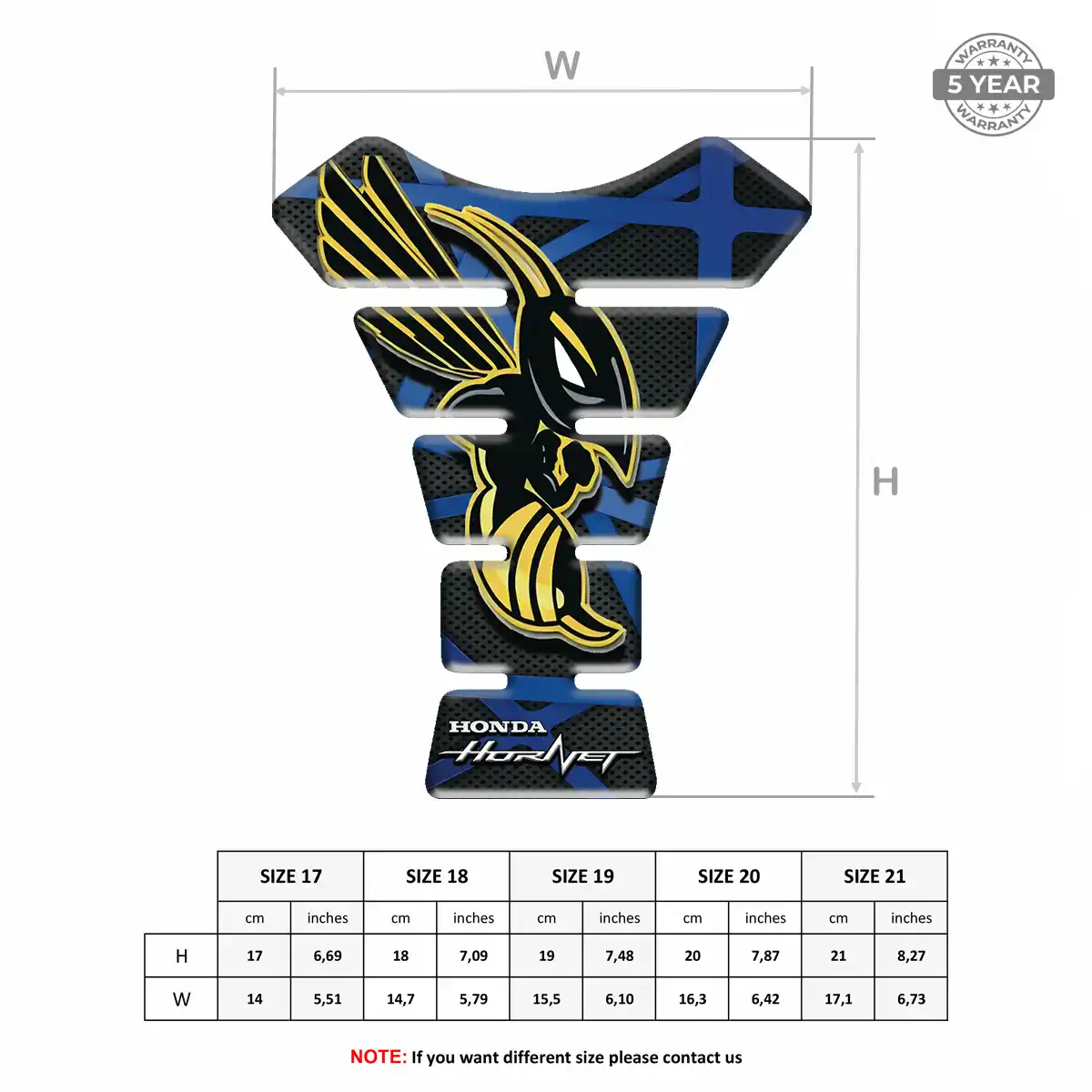 Honda Tank Guard Pads Motorcycle Elite Edition