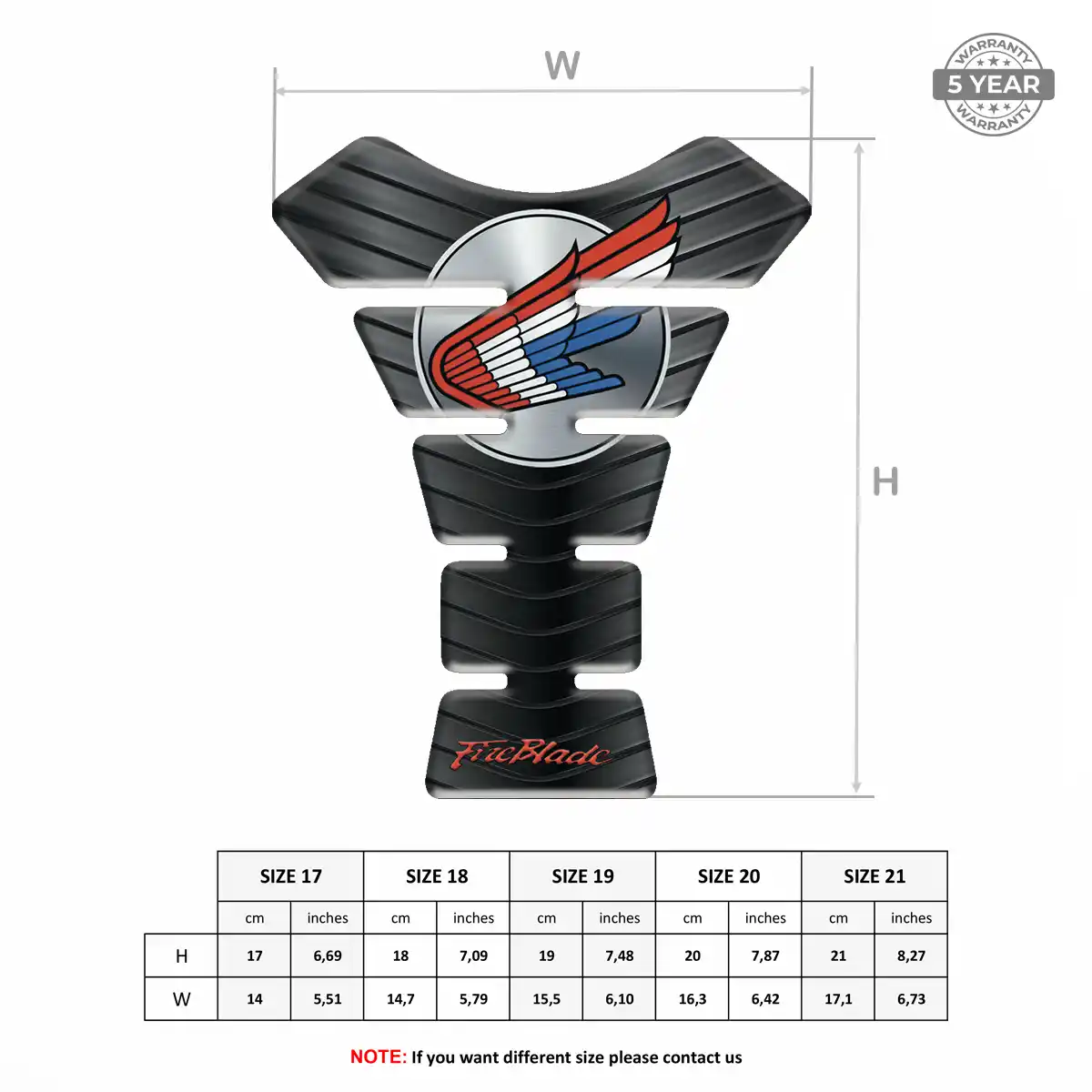 Honda Tank Guard Pads Motorcycle Prime Quality