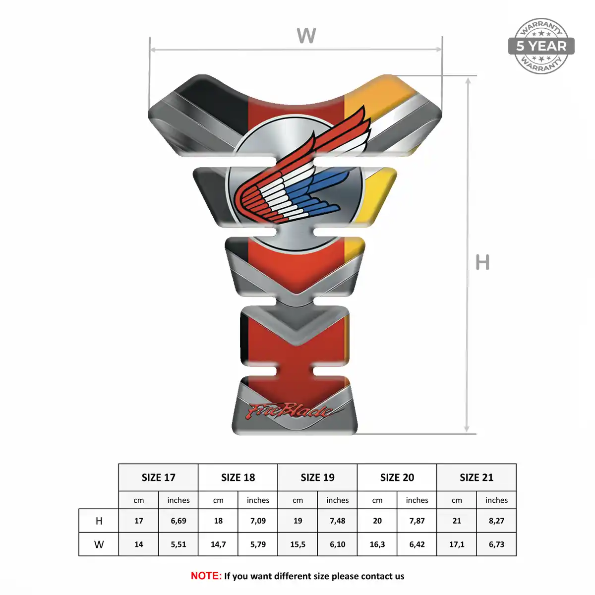 Honda Tank Guard Protector Exclusive Series