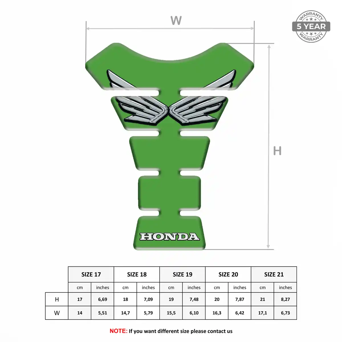 Honda Tank Guard Protector Motorbike Prime Quality