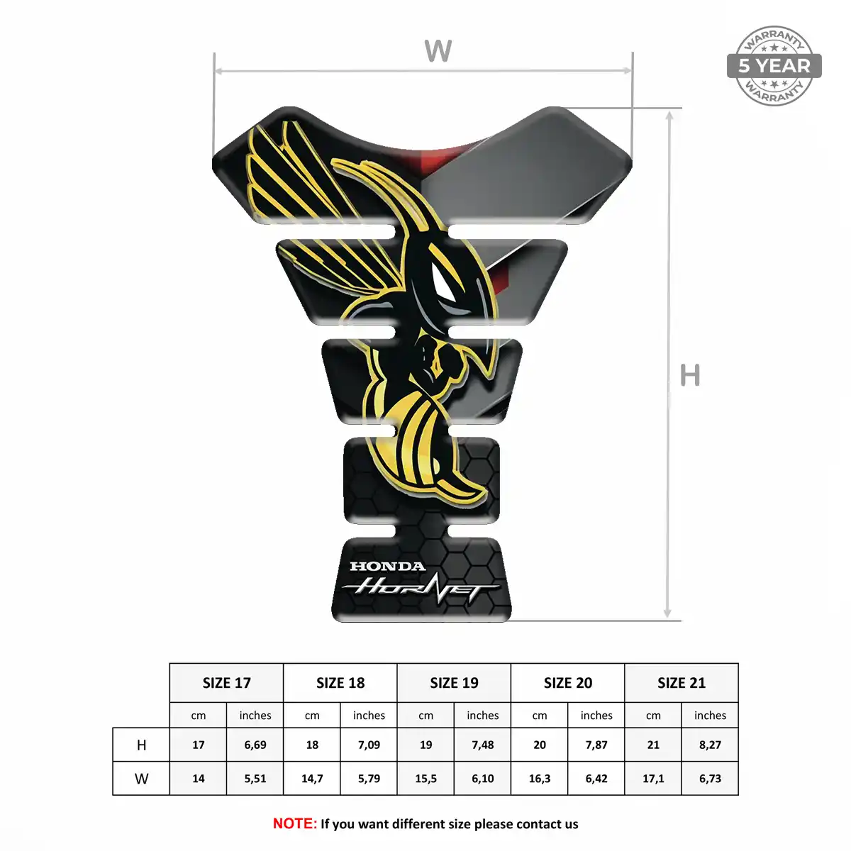 Honda Tank Guard Protector Motorcycle Prime Quality