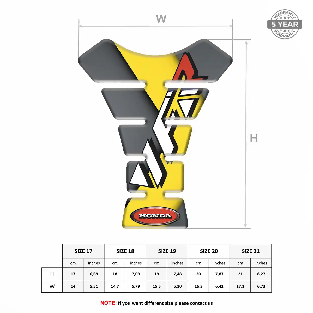 Honda Tank Guard Protector Superior Craft