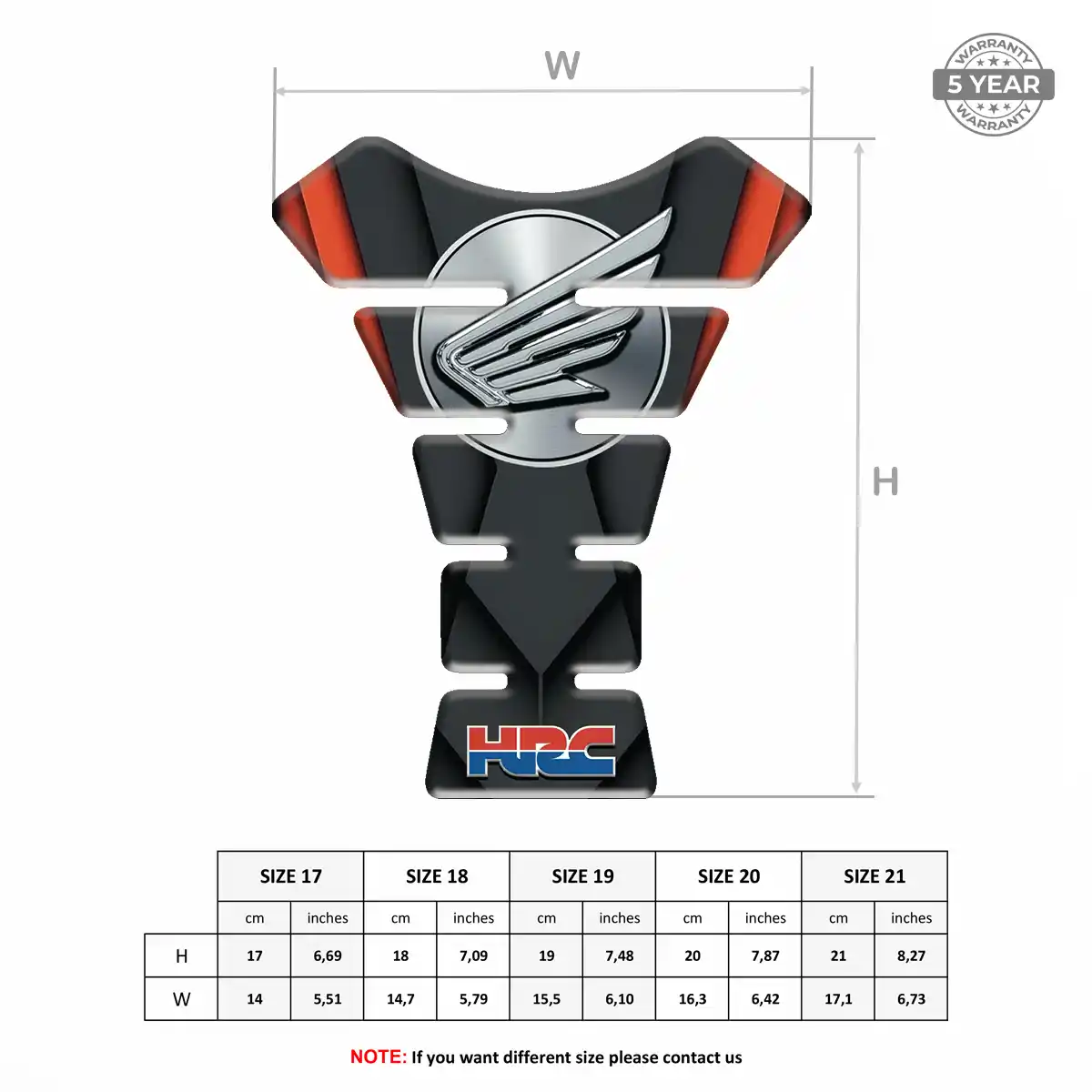 Honda Tank Guard Signature Grade