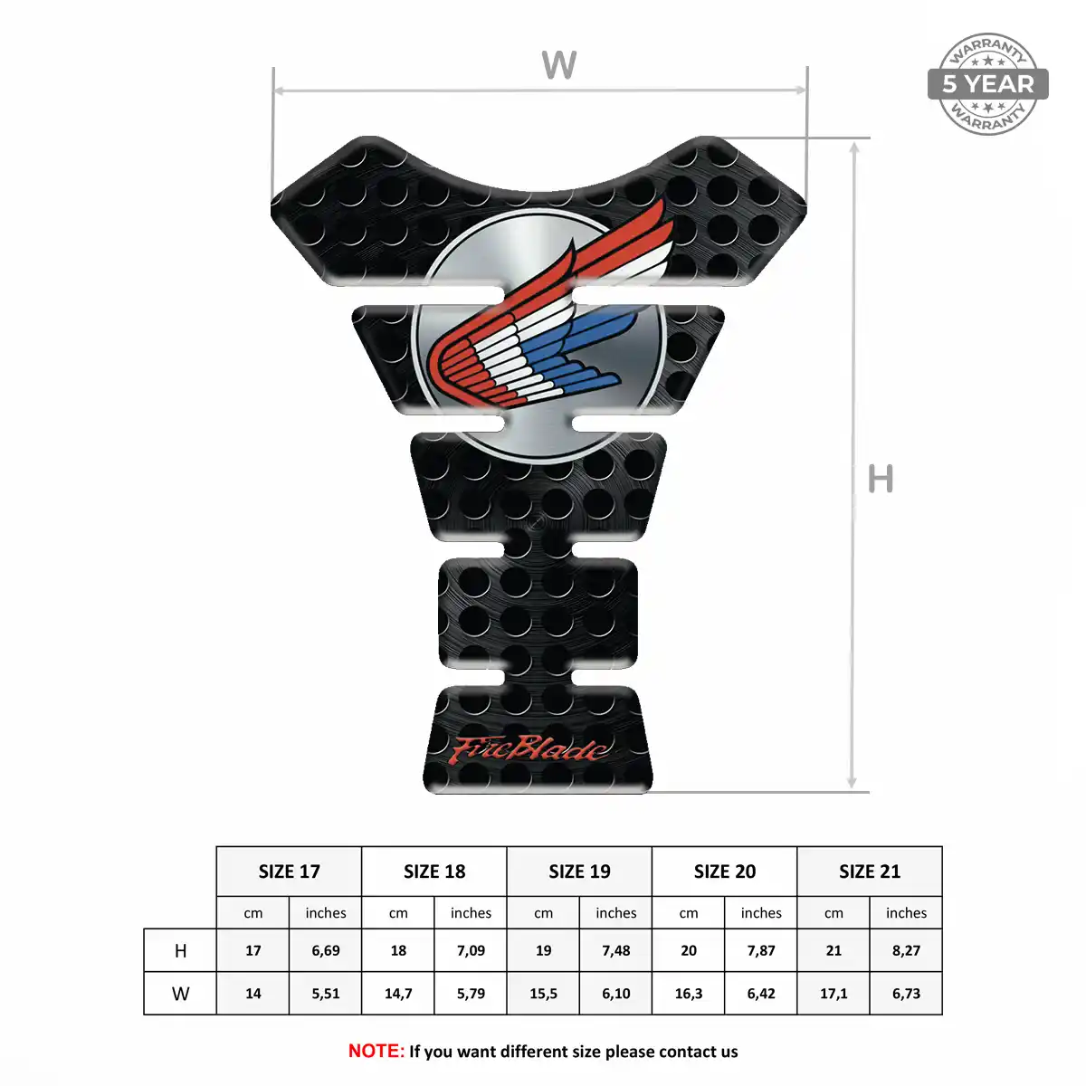 Honda Tank Guards Elite Finish