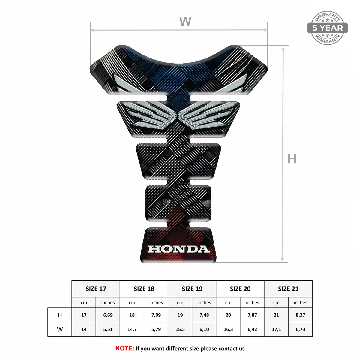 Honda Tank Guards Motorbike Noble Edition