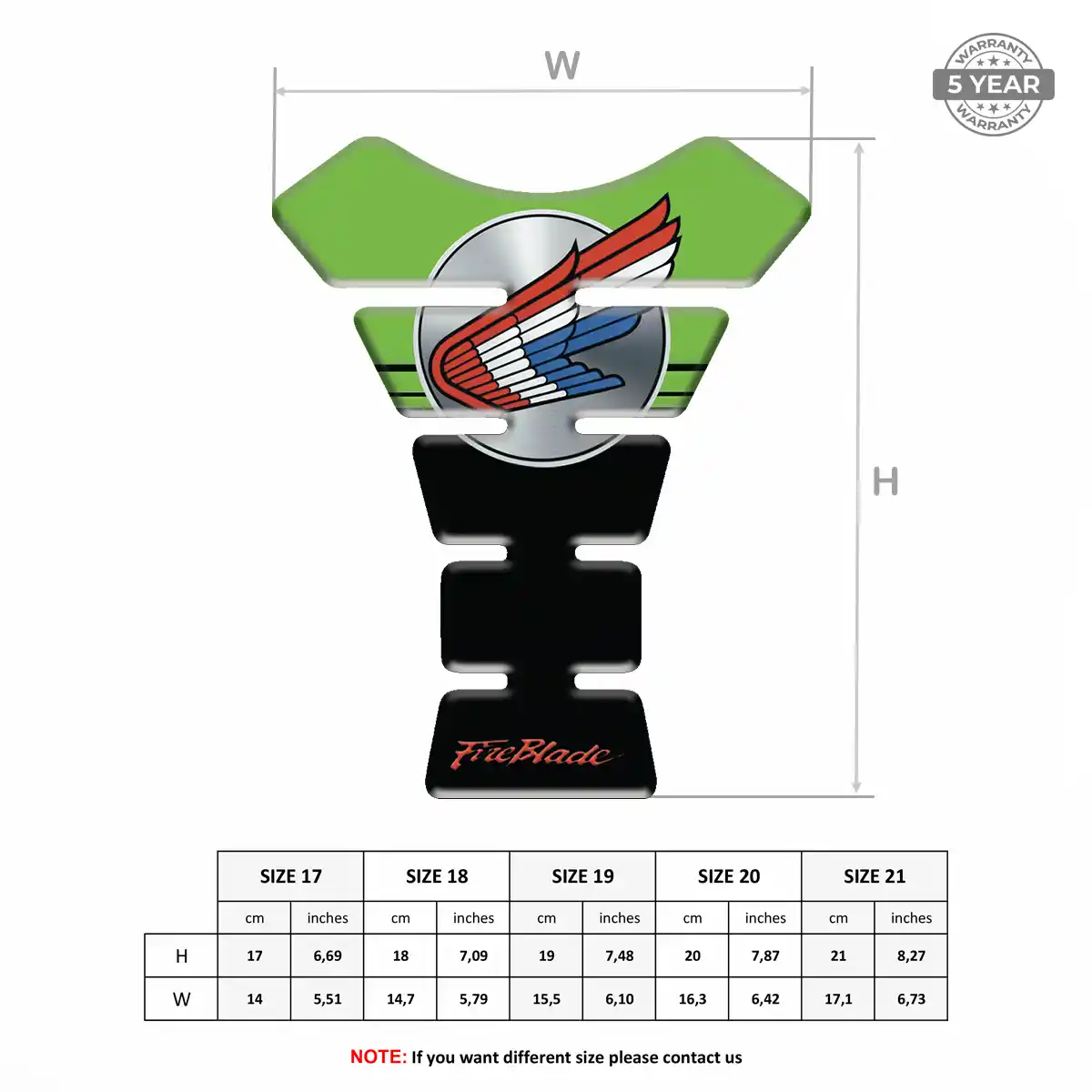 Honda Tank Guards Motorcycle Prestige Line