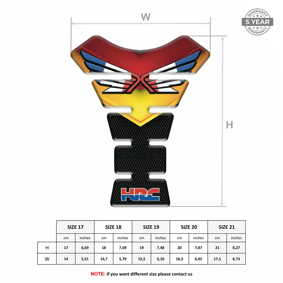 Honda Tank Guards Motorcycle Prime Quality