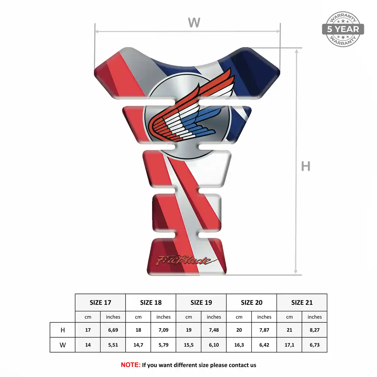 Honda Tank Guards Motorcycle Signature Grade