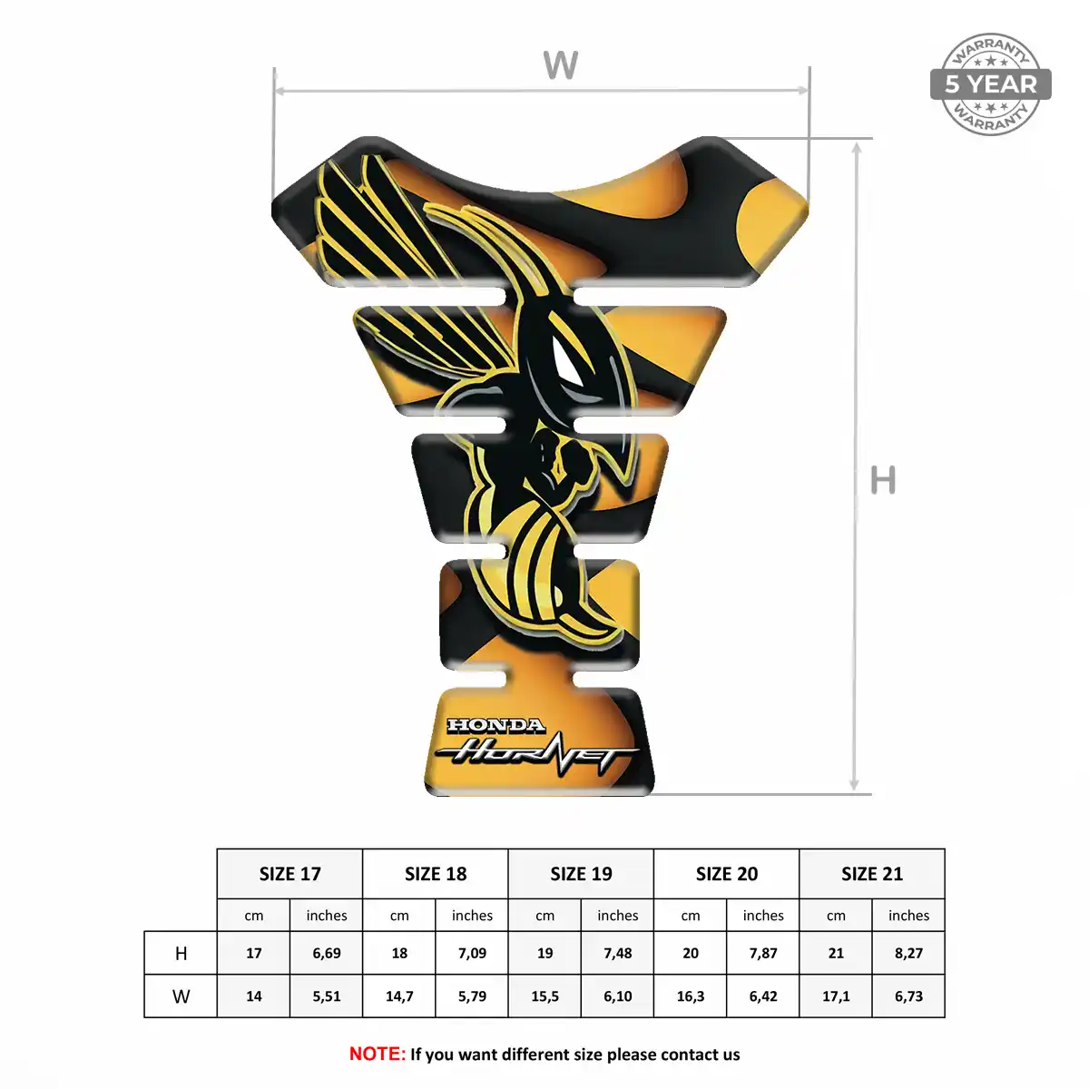 Honda Tank Guards Resin Elite