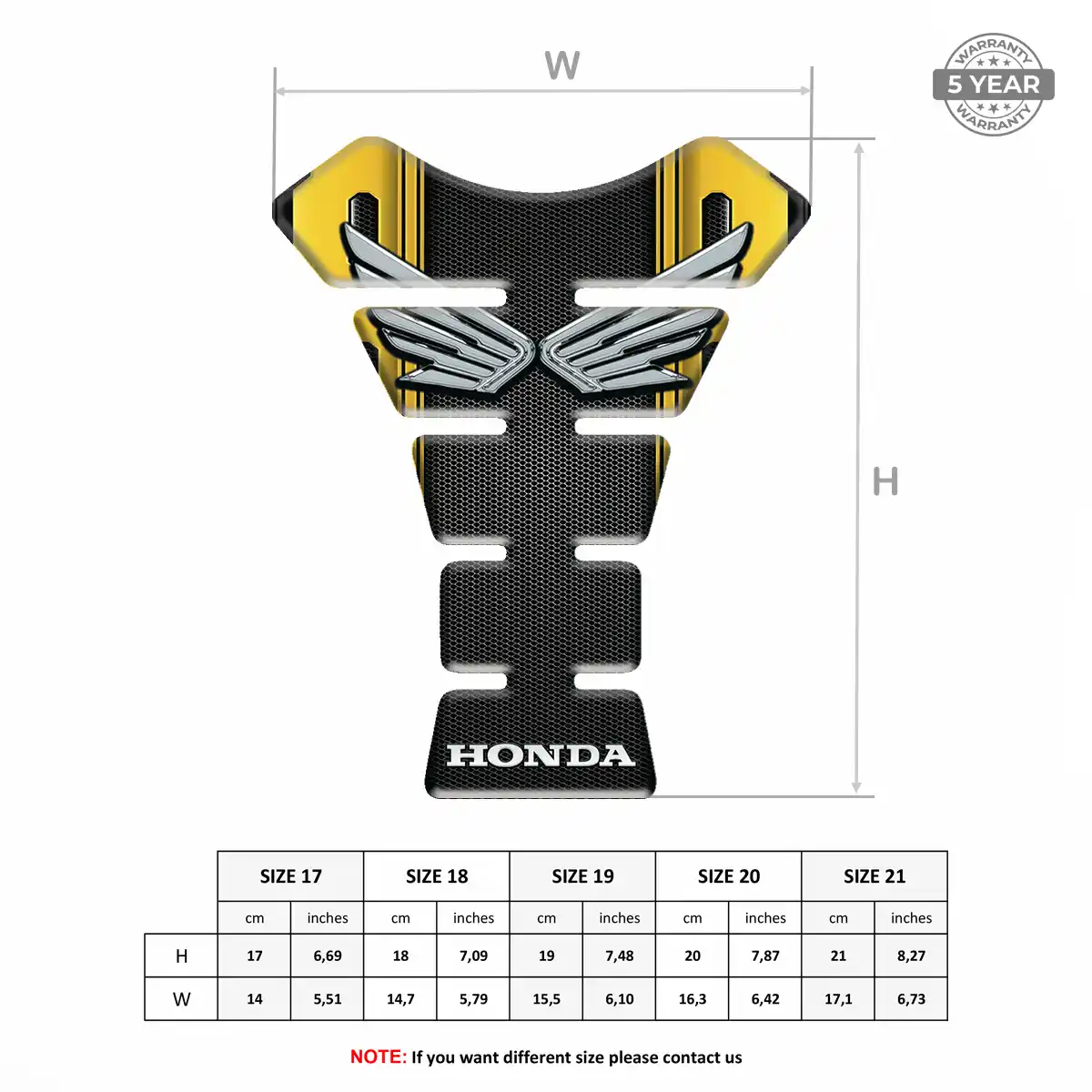 Honda Tank Pad Fuse Exclusive Series