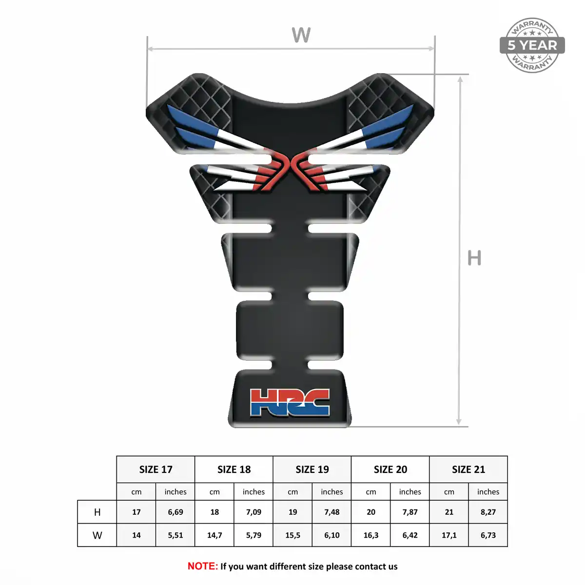 Honda Tank Pad Fuse Motorcycle Elite Edition