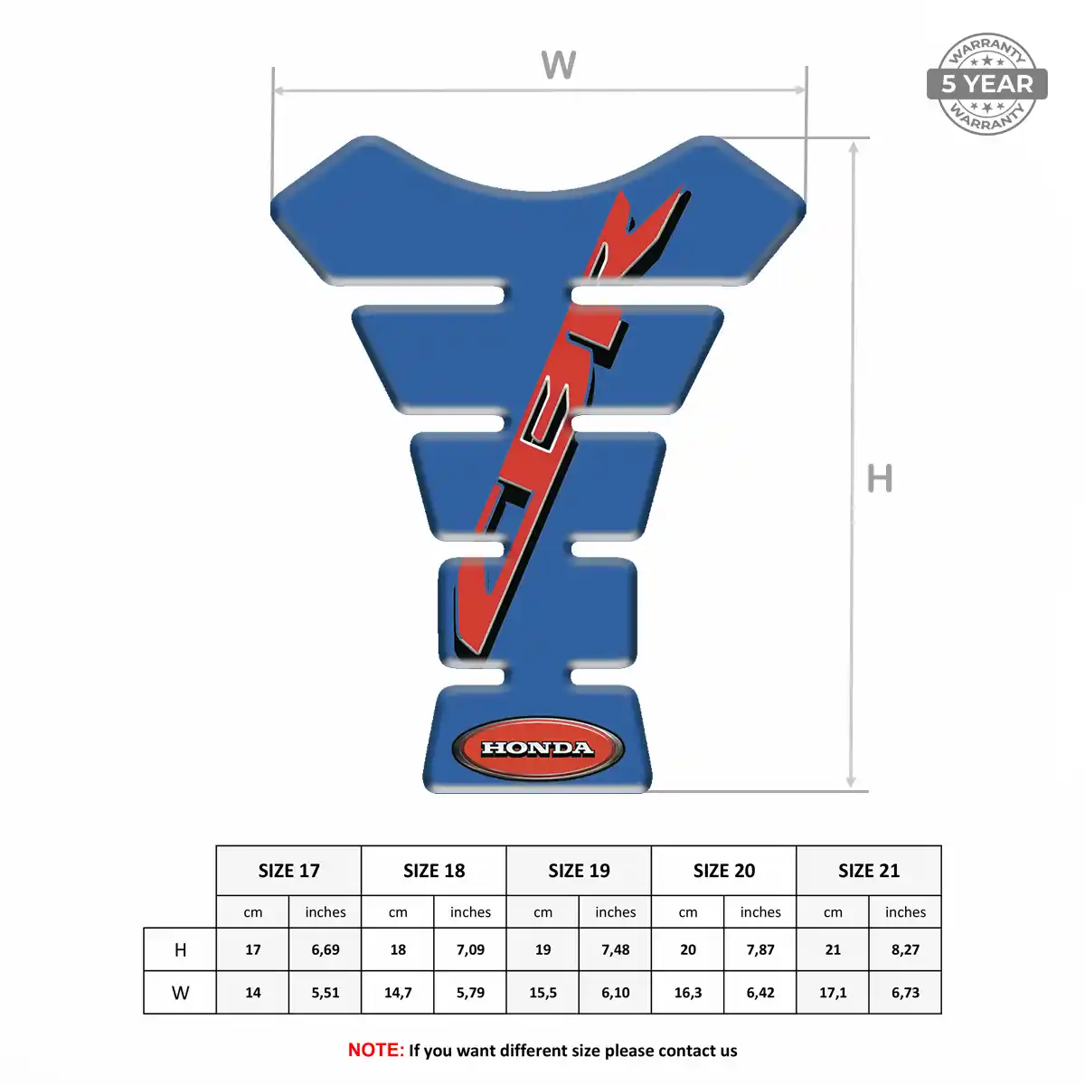 Honda Tank Pad Fuse Signature Grade