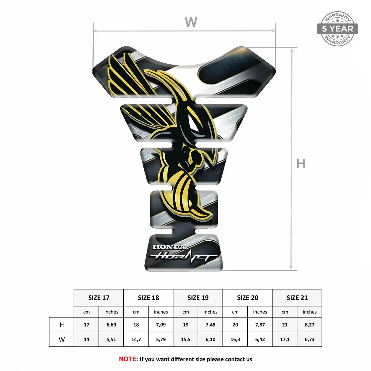 Honda Tank Pad Guard Motorbike Exclusive Series