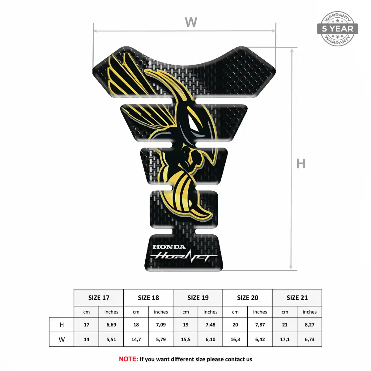 Honda Tank Pad Guard Signature Grade