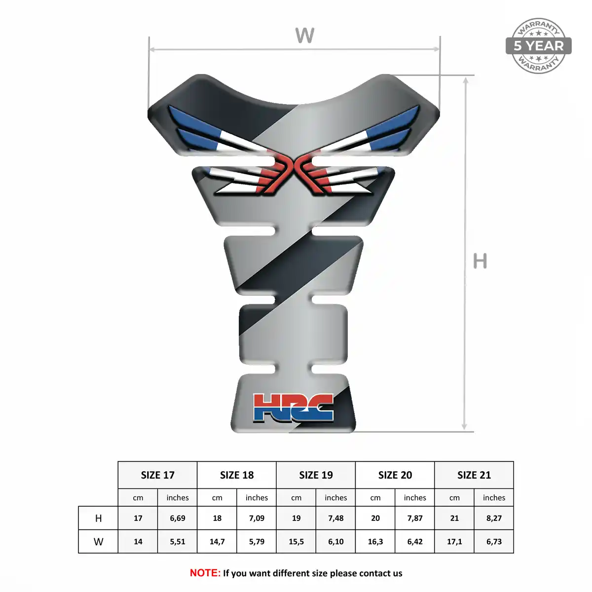 Honda Tank Pad Motorcycle Noble Edition