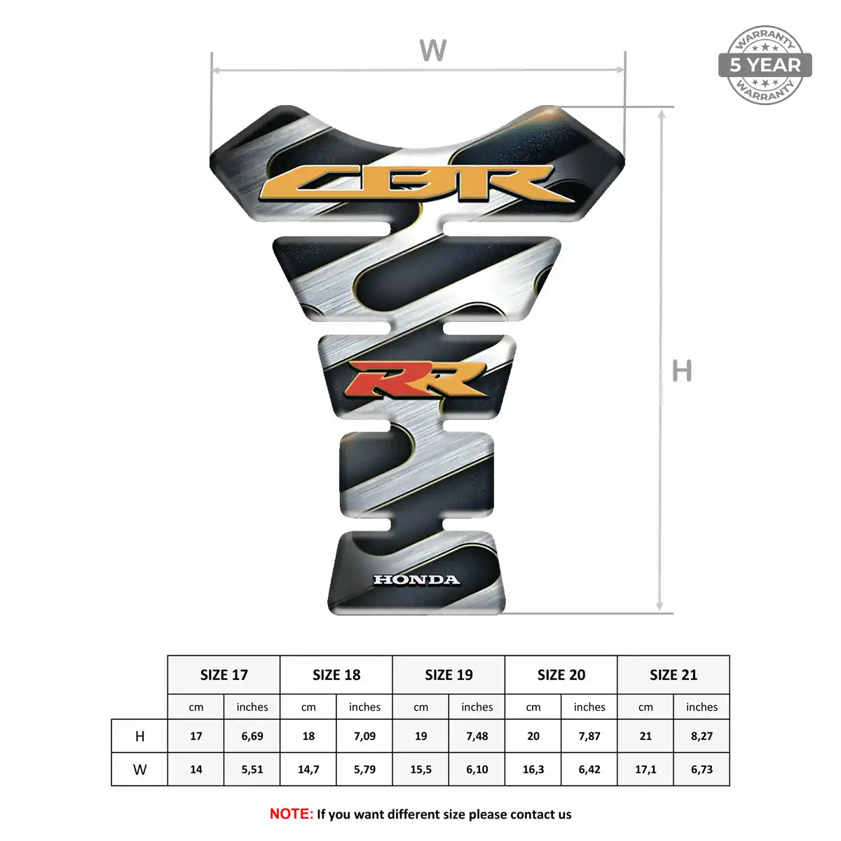 Honda Tank Pad Motorcycle Prime Quality