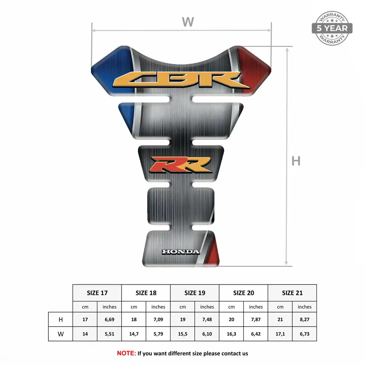 Honda Tank Pad Signature Grade