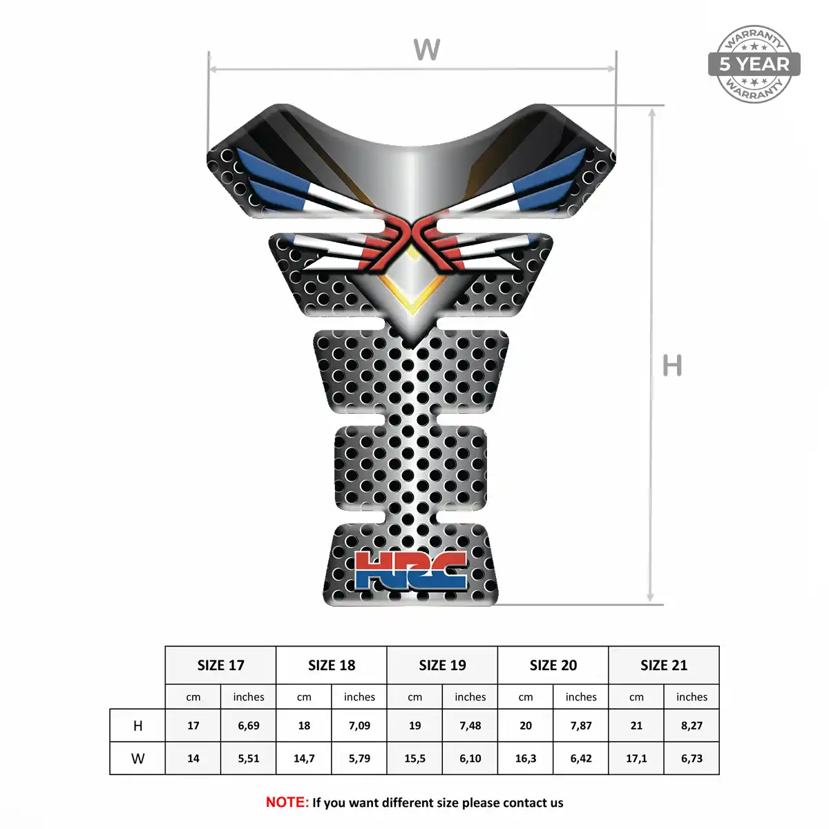 Honda Tank Pad Superior Craft