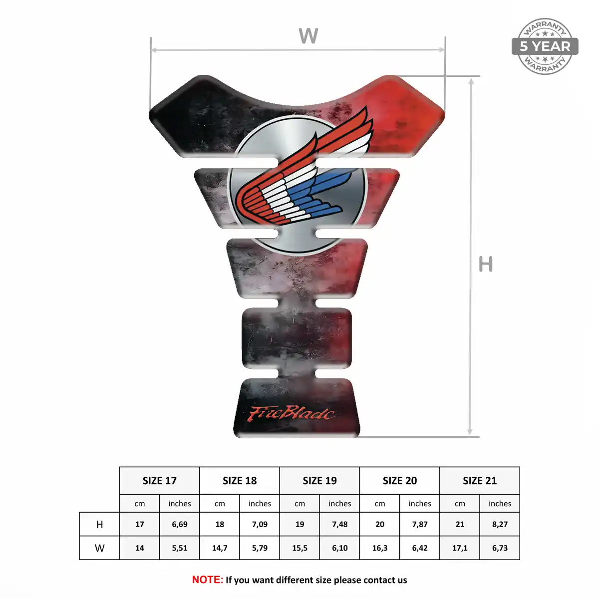 Honda Tank Pads Elite Edition
