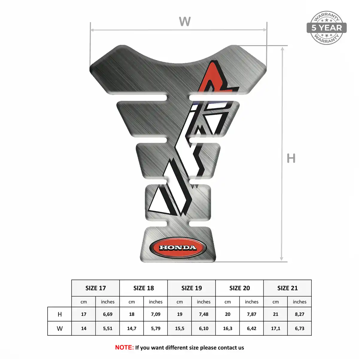 Honda Tank Pads Exclusive Series