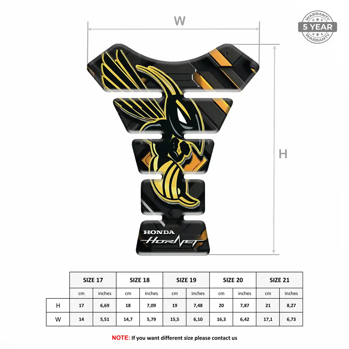Honda Tank Pads Fuse Exclusive Series