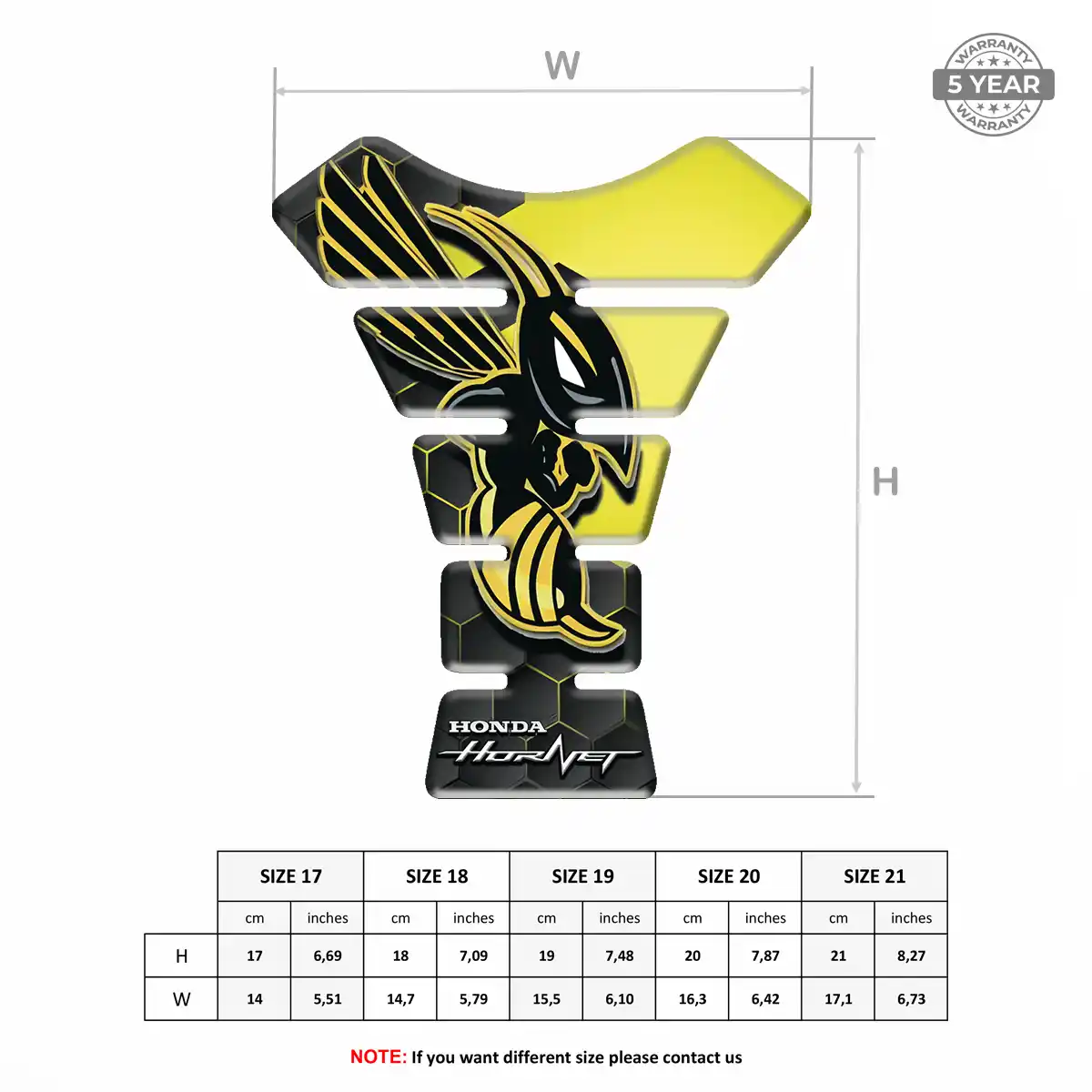 Honda Tank Pads Fuse Signature Grade