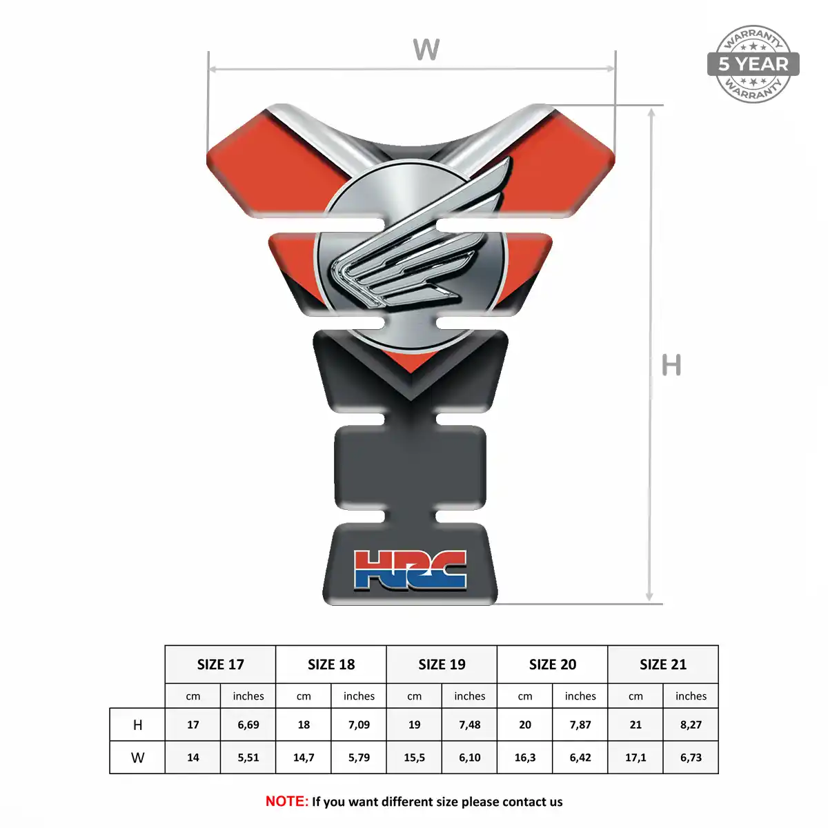 Honda Tank Pads Motorcycle Noble Edition