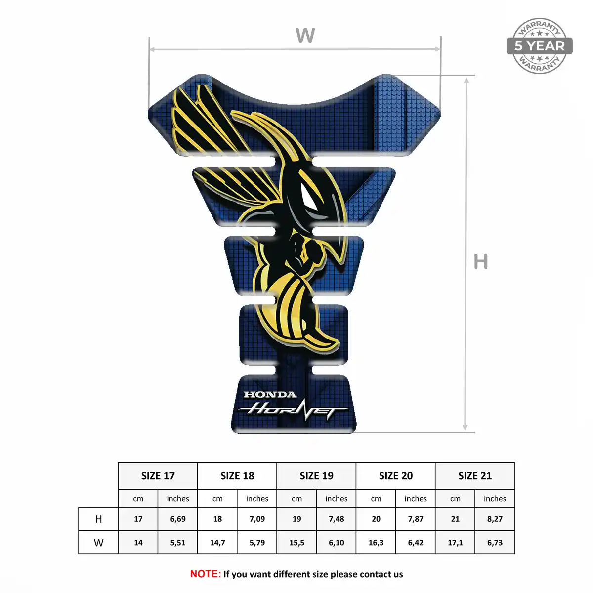 Honda Tank Pads Motorcycle Signature Grade