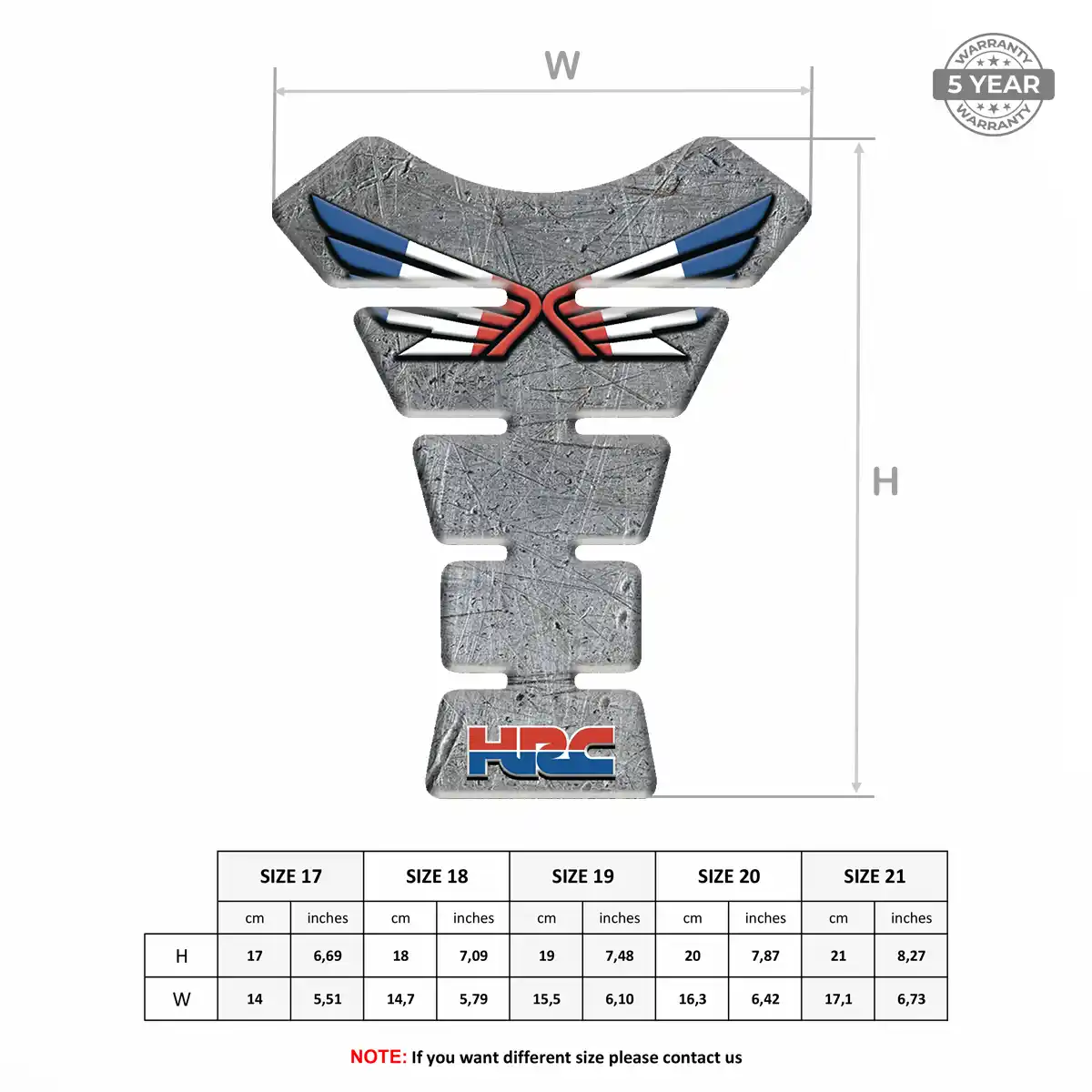 Honda Tank Pads Protector Motorcycle Prime Quality