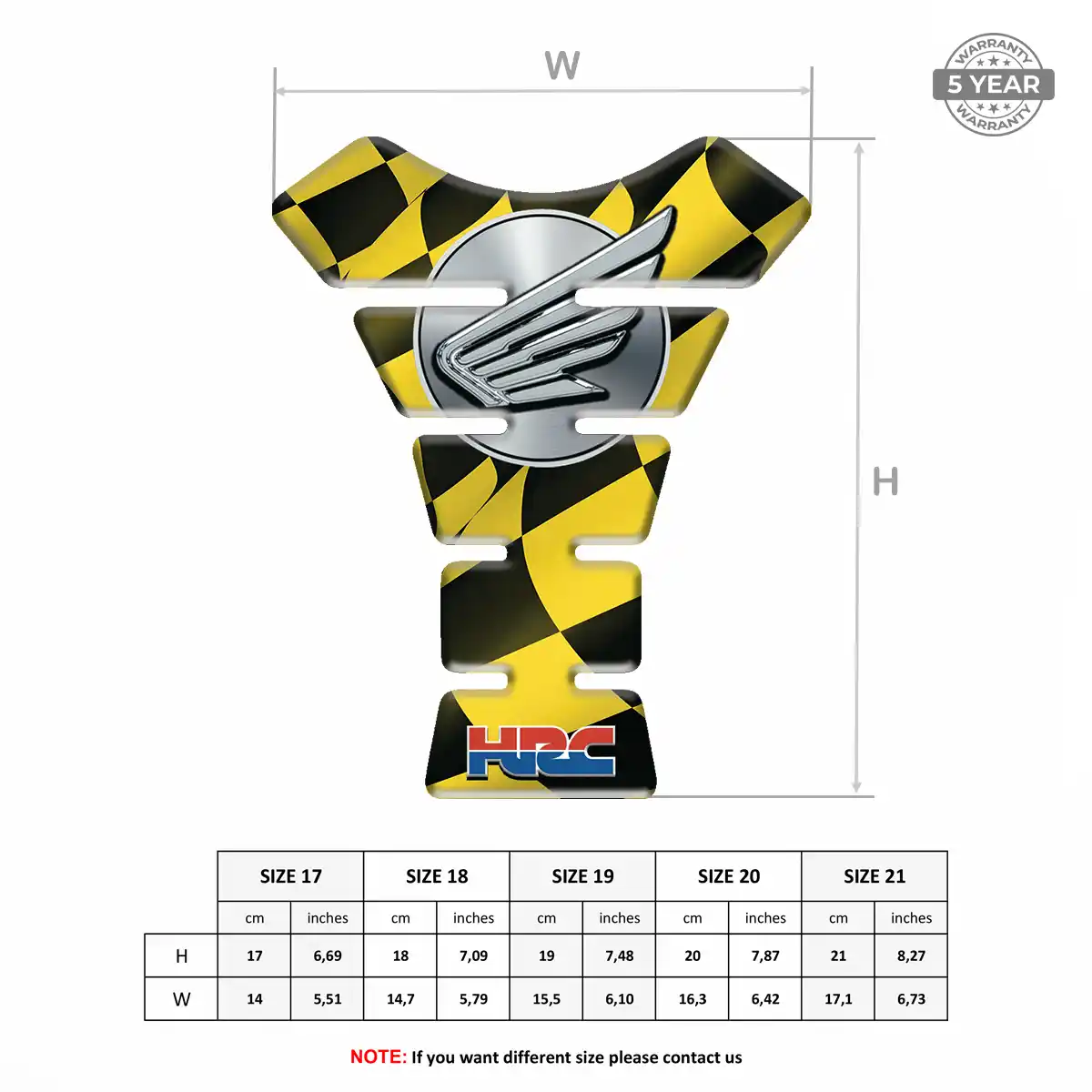 Honda Tank Protector Fuse Refined Design