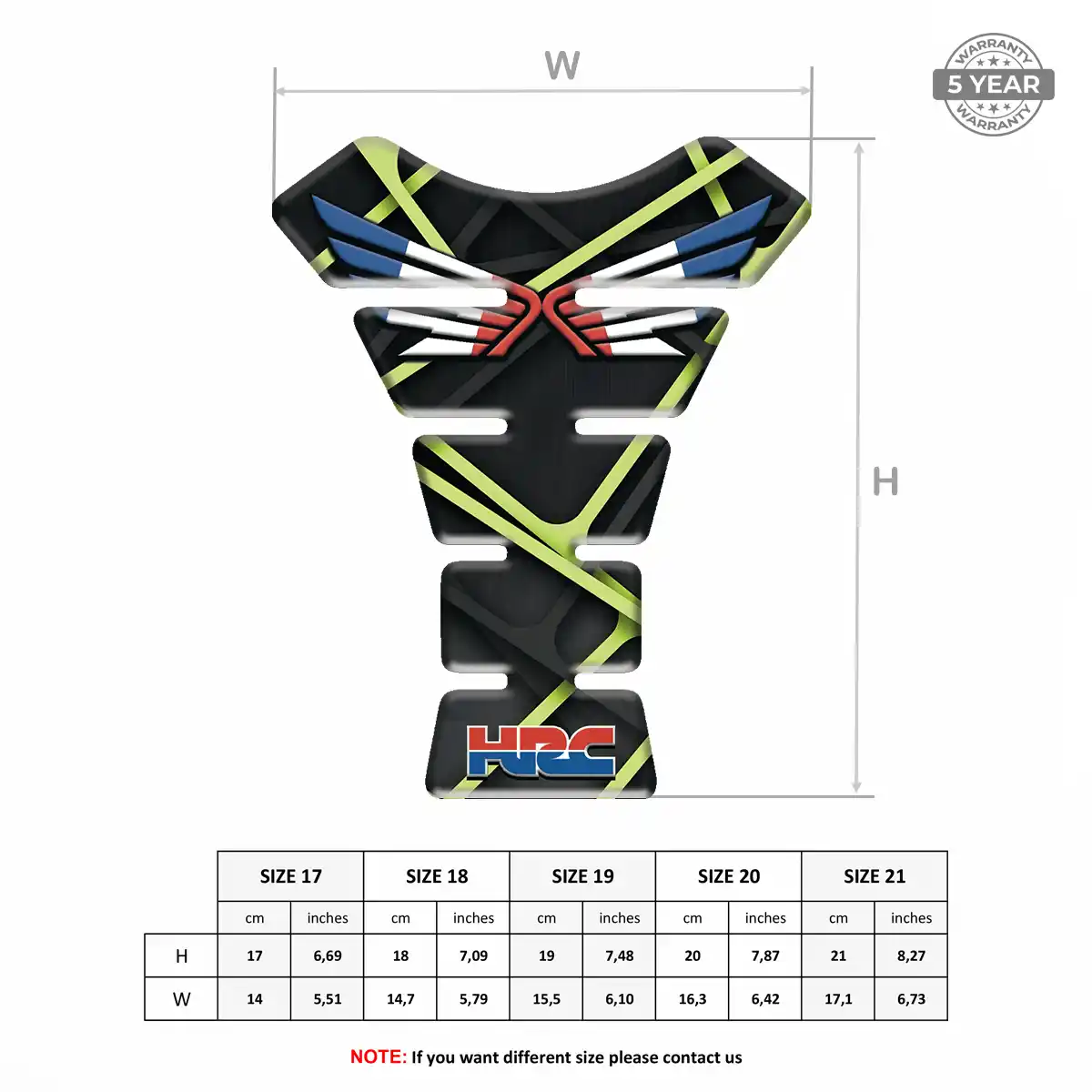Honda Tank Protector Guard Deluxe Edition