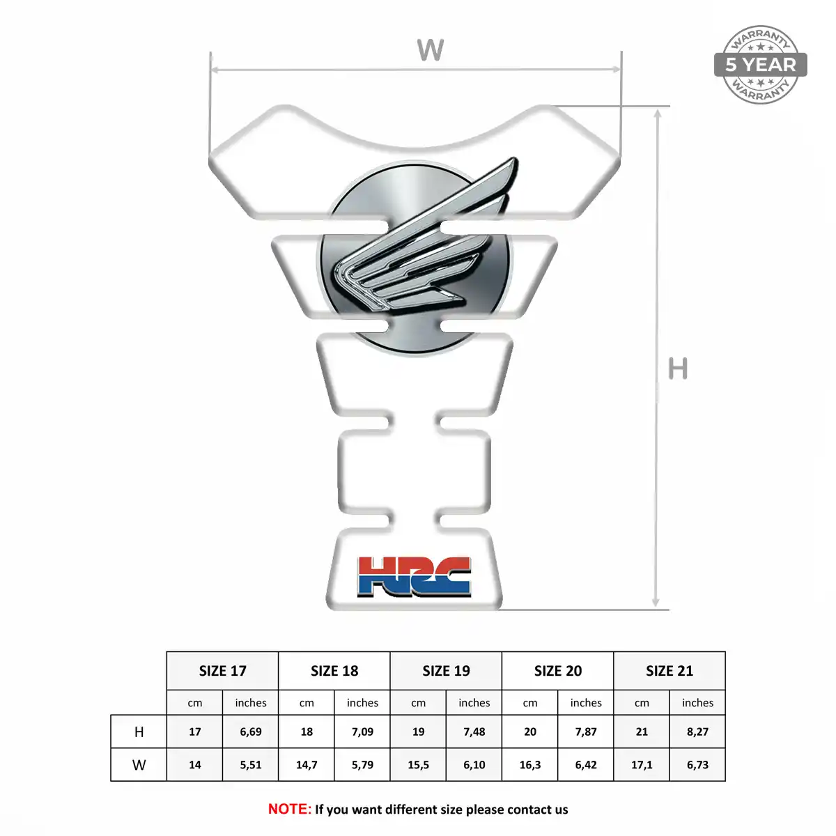 Honda Tank Protector Guard Exclusive Series