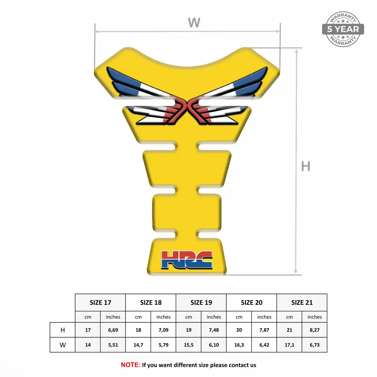 Honda Tank Protector Guard Motorbike Exclusive Series