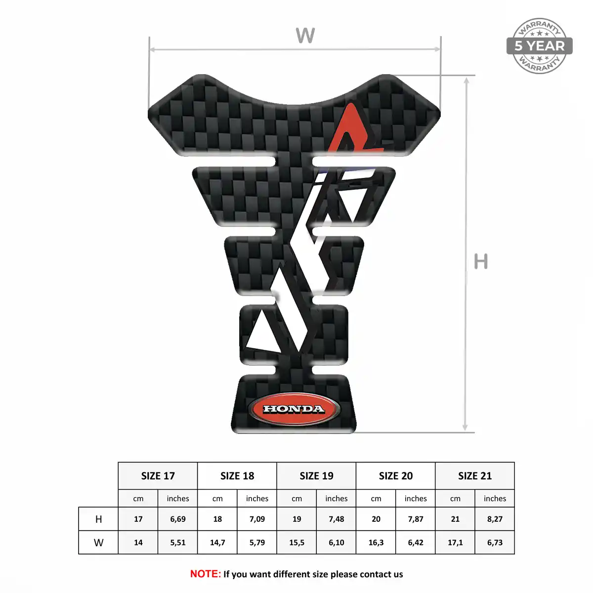 Honda Tank Protector Guard Motorbike Prime Quality